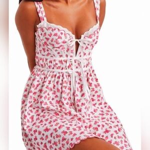 For love & lemons baby blooms slip Mini Dress
